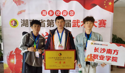 我院荣获湖南省第七届武术大赛总决赛集体一等奖